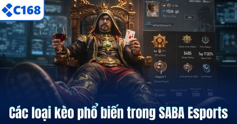 Các loại kèo phổ biến trong SABA Esports